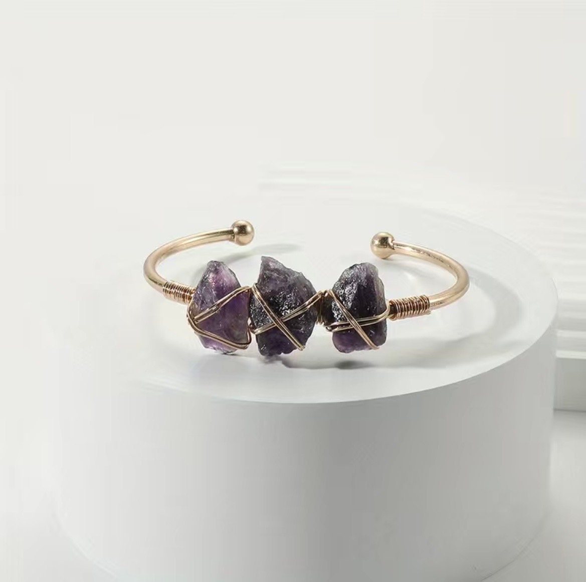 Raw Crystal Bracelet