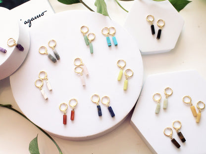 Natural Stone Earrings