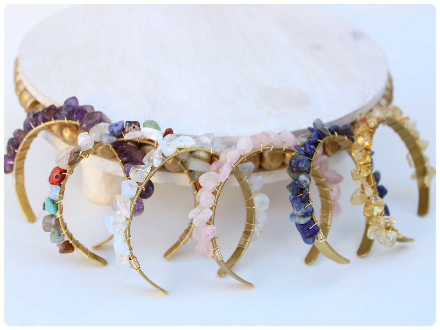 Gemstone Wrapped Bracelet